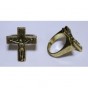 Кольцо Печатка с крестом