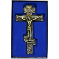 Кресты металлические SV 16 (бронз. ЗЕЛ. цв.)Сувенирные КИТАЙ 13х23 см