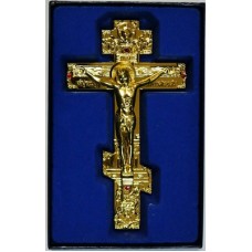 Кресты металлические SV 16 (ЗОЛ. цв.)Сувенирные КИТАЙ 13х23 см