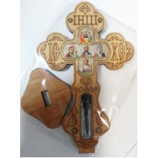 Крест Фигурный на подставке Благословение дома с маслом дерево Ш