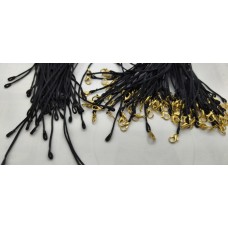 Нить АТЛАС  карабинчик с застежкой (КРАБИК) (детская 0,4м) - черная