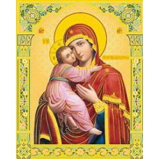 Владимирская Пресвятая Богородица  15х18